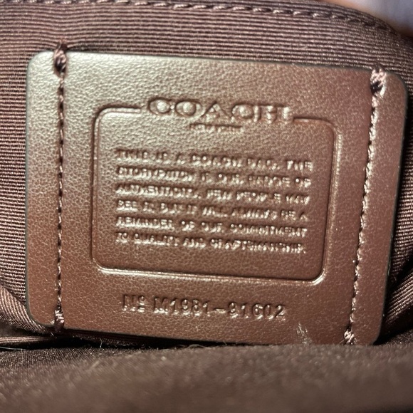 Coach Rowan Satchel - Snake Embossed/Dark Turquoise - Picture 6 of 17